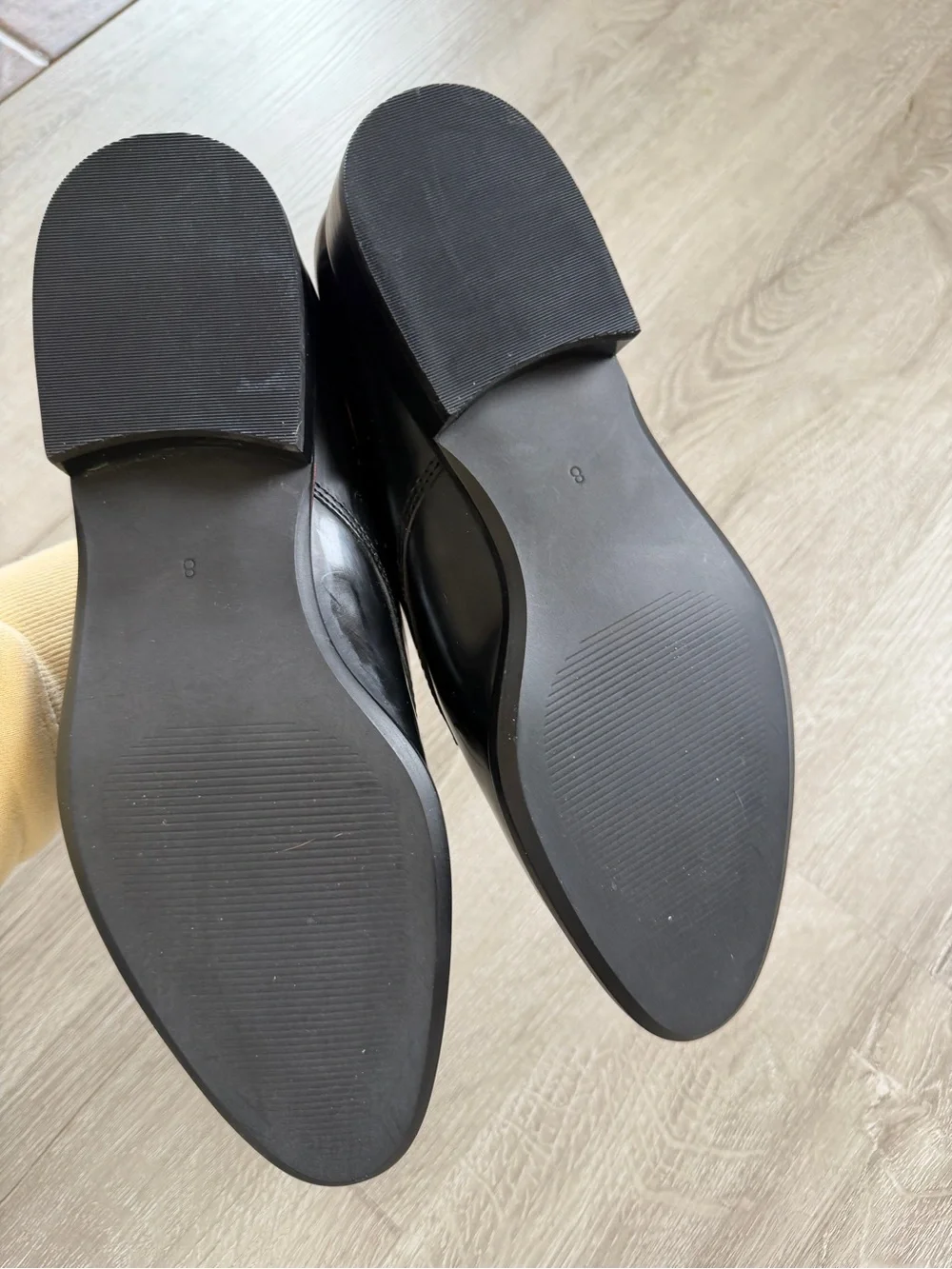Madewell Black patent leather Oxford Shoes 8